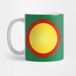 Kryptonian House of El sun logo from Jor-El Mug